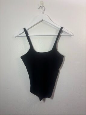Free People Movement Black Ribbed One Step Tank Top Size XS